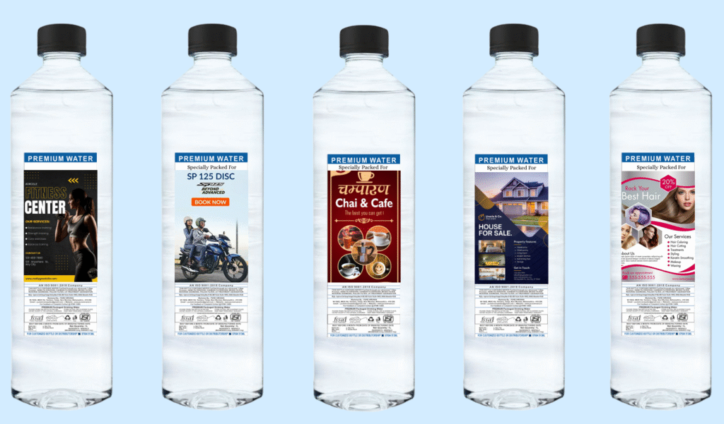 Custom Label Water Bottles